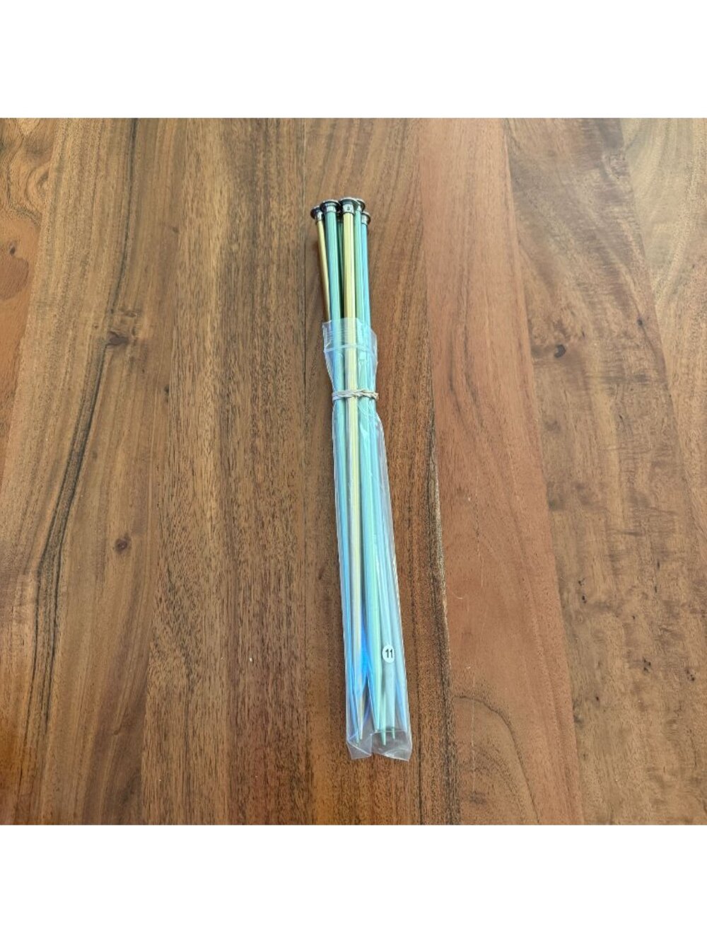 Lot of 8 Vintage Boye Style Aluminum Single Point Knitting Needles Size 11 8mm